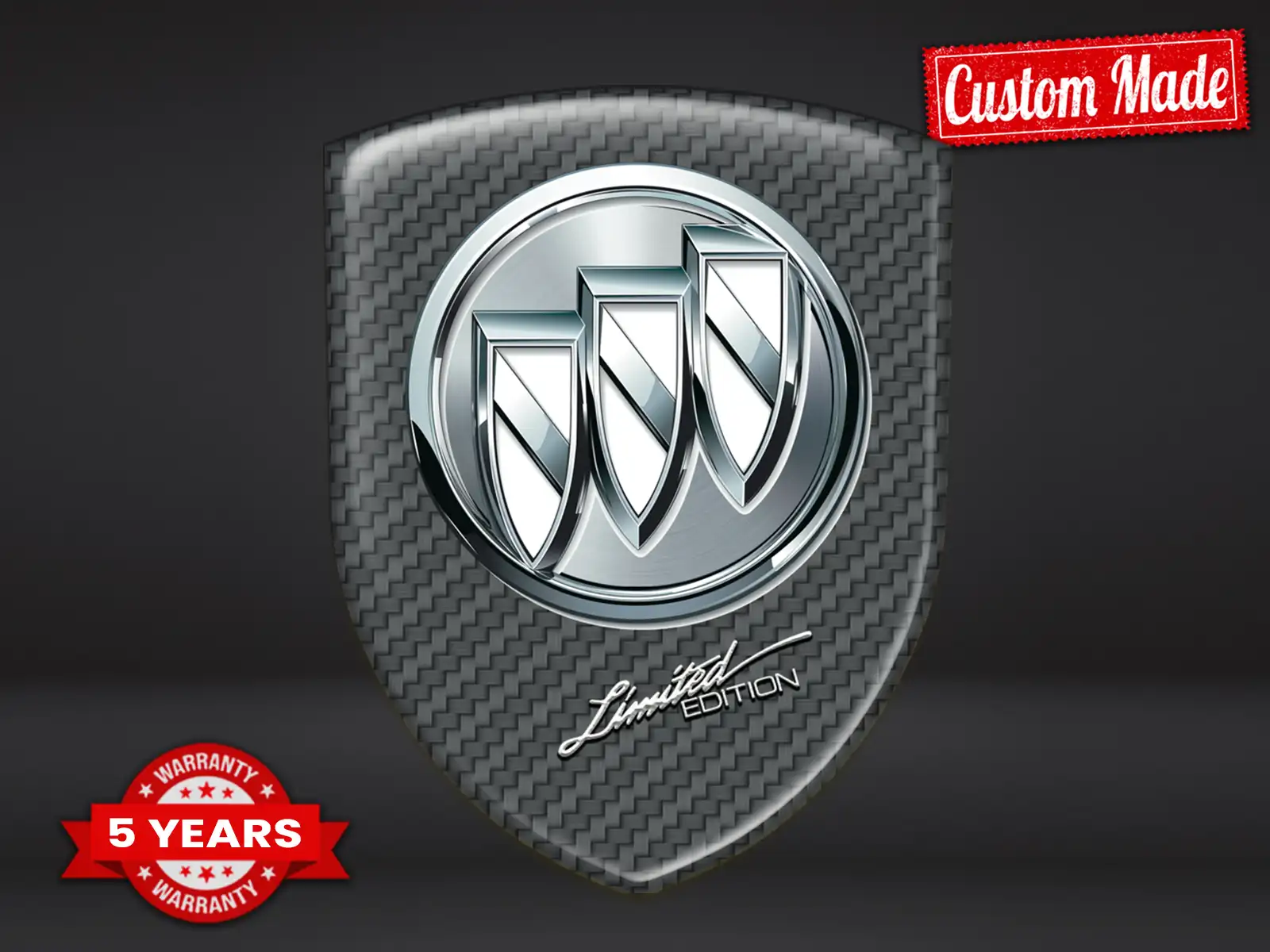 Buick Pegatina Parabrisas Moderna Máximo Pro Estilo Resistente